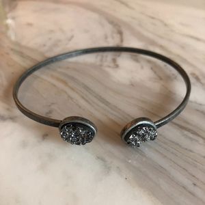 Druzy crystal Arm band/ cuff